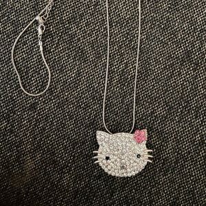 Hello Kitty Necklace and Brooch